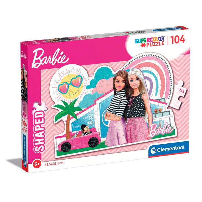 Puzzle Shaped Barbie 104 elementy