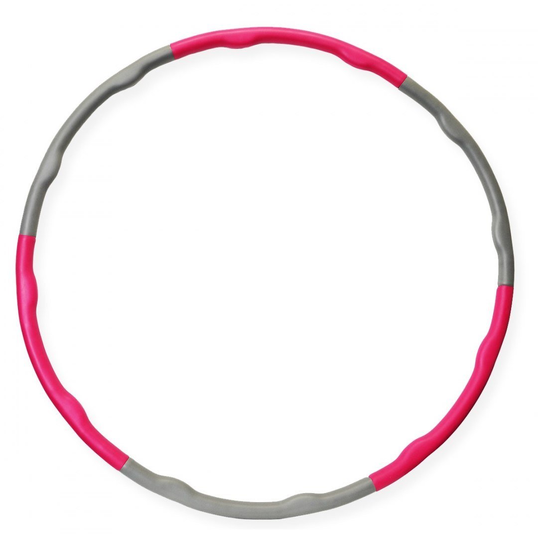 Master dorośli Hula Hoop 1,2 kg Fitness i kół gimnastycznych , szary/różowy, One Size MAS4A132