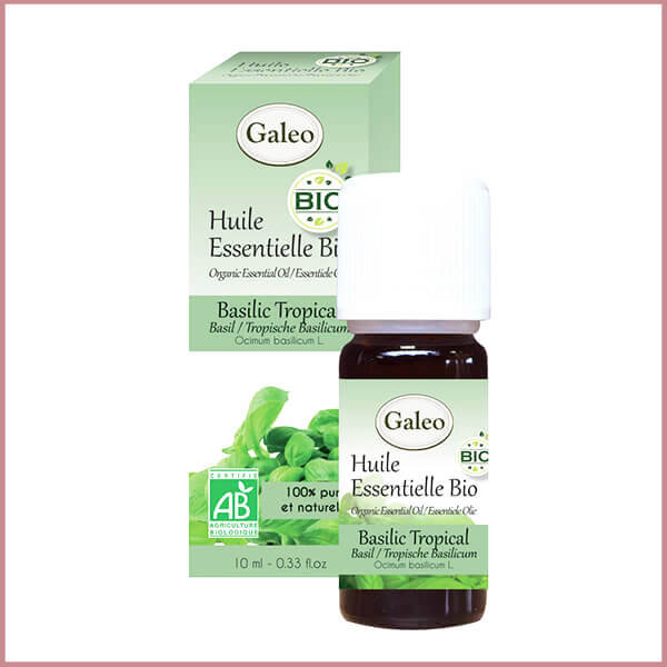 Galeo, Olejek eteryczny BIO z bazylii tropikalnej, 10 ml