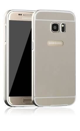 Bumper Mirror Samsung Galaxy S7 Srebrny