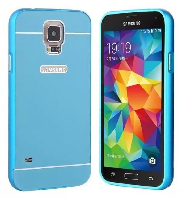 Bumper Alu Samsung Galaxy S5 Niebieski