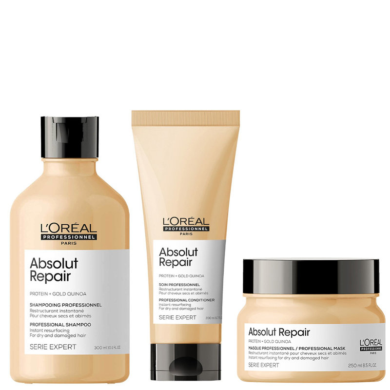 L'Oréal Professionnel, L’Oréal Absolut Repair, Zestaw kosmetyków do pielęgnacji, 3 szt.