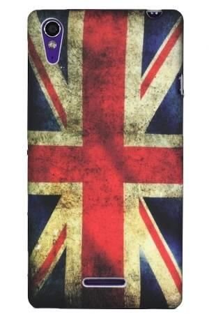 Flower Sony Xperia T3 Flaga Uk Vintage