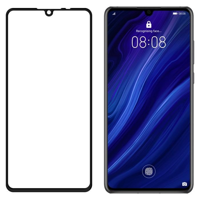 Szkło Hartowane Full Glue Huawei P30 Czarny