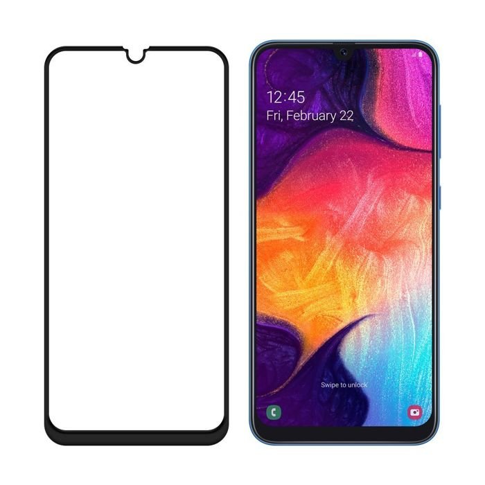 Szkło Hartowane Full Glue Samsung Galaxy A40 Czarny