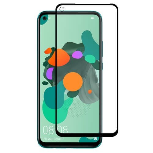 Szkło Hartowane Full Glue Huawei Mate 30 Lite Czarny
