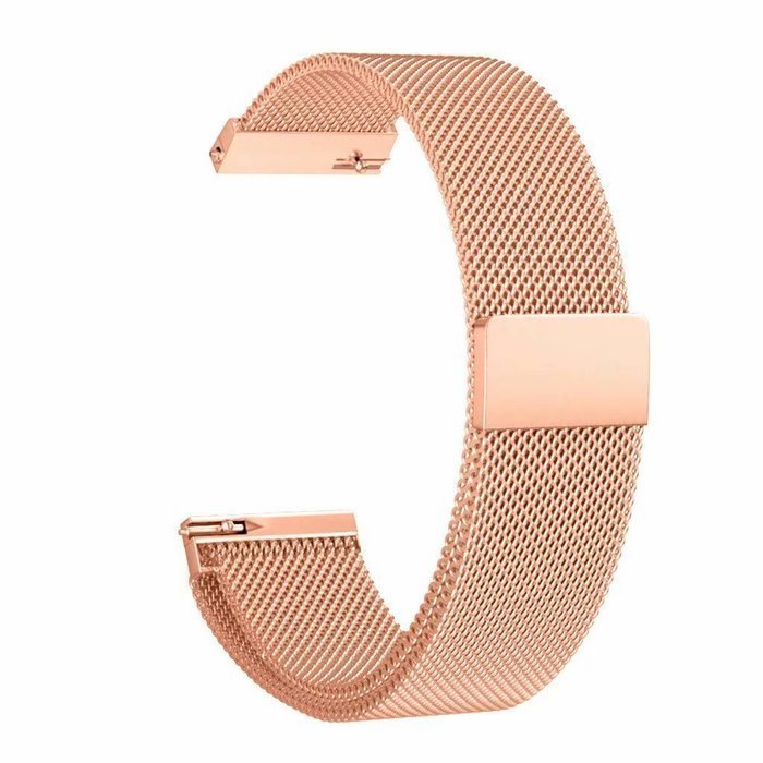 Opaska Pasek Bransoleta Milaneseband Garmin Garmin Venu 2S / Vivoactive 4S 18Mm Rose Gold