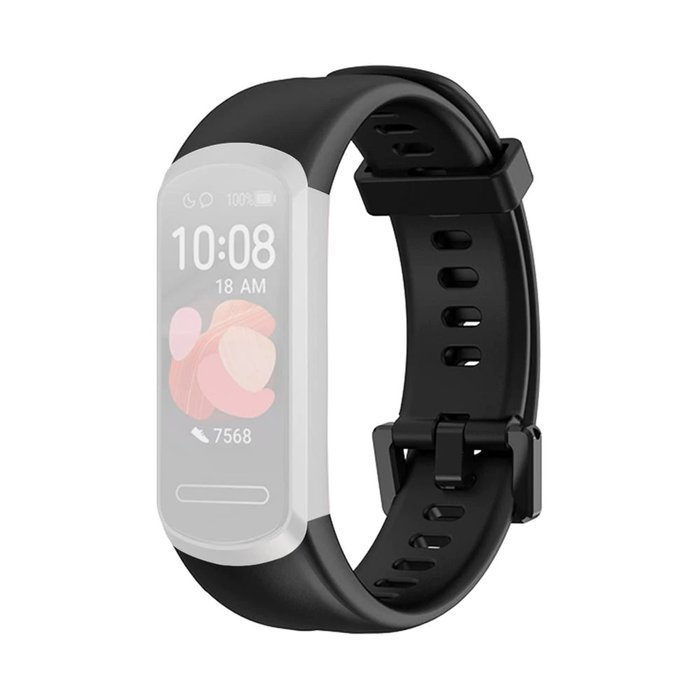 Opaska Pasek Bransoleta Smoothband Huawei Band 4 Czarna