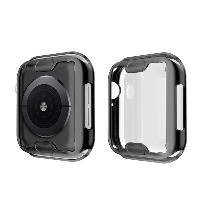 Etui Metalic Apple Watch 4/5/6/Se 44Mm Czarne