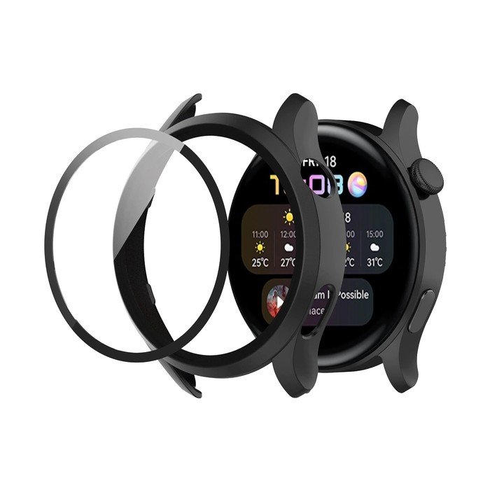 Etui + Szkło 2W1 Do Huawei Watch 3 46Mm Czarne