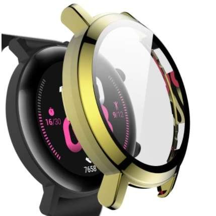 Etui + Szkło 2W1 Do Huawei Watch Gt 2 42Mm Złote