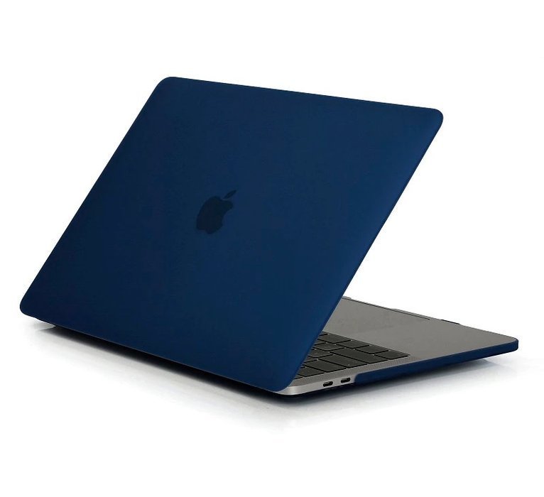 Etui Smartshell Macbook Air 13 A1932/A2179/A2337 M1 Matowy Granatowy