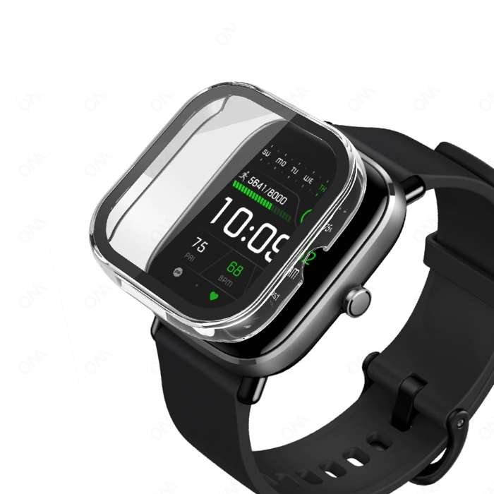 Etui + Szkło 2W1 Do Xiaomi Amazfit Gts 2 Mini Przezroczyste