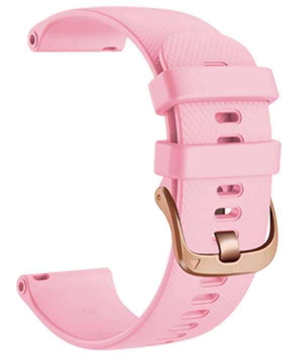 Opaska Pasek Bransoleta Softband Garmin Garmin Venu 2S / Vivoactive 4S 18Mm Pudrowa