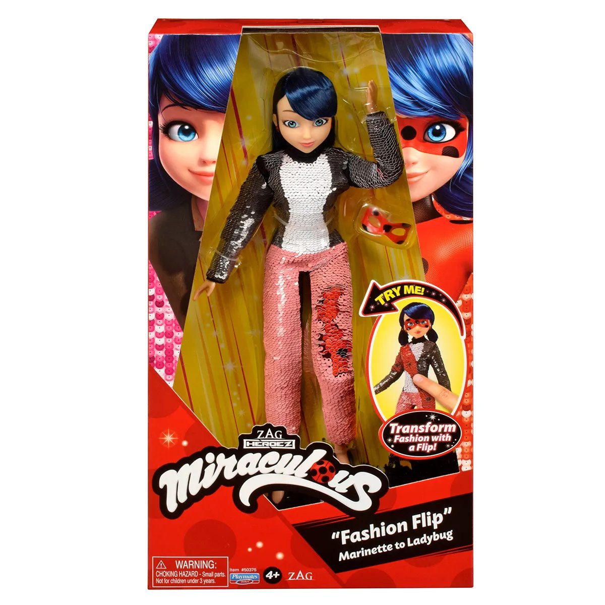 Miraculous Miraculous Transforming Doll w/ Sequins 60-50375