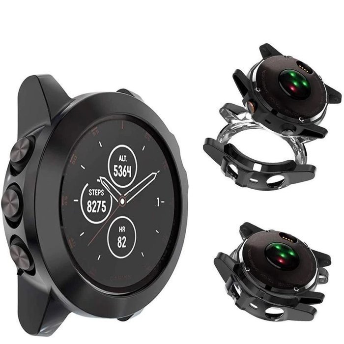 Etui Metalic Garmin Fenix 7X Czarne