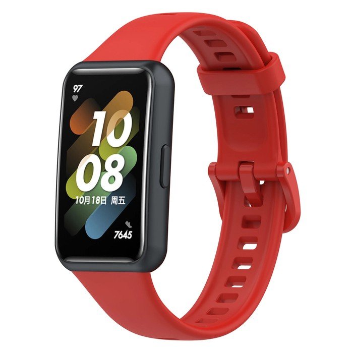 Opaska Pasek Bransoleta Smoothband Huawei Band 7 Czerwona