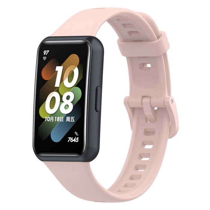 Opaska Pasek Bransoleta Smoothband Huawei Band 7 Pudrowa