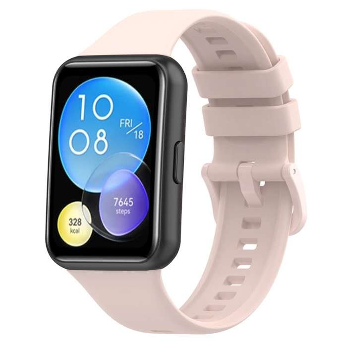 Opaska Pasek Bransoleta Smoothband Huawei Watch Fit 2 Pudrowa