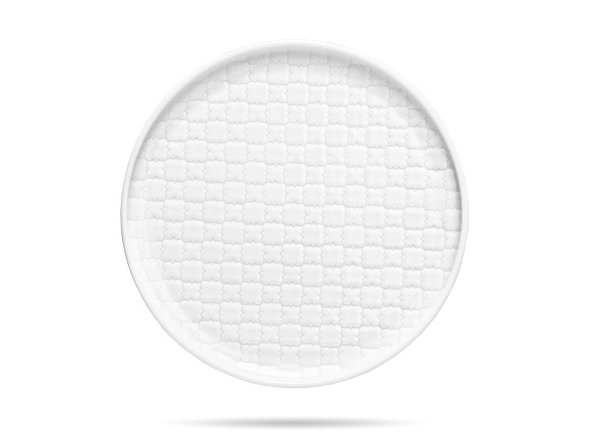 Talerz płytki Lubiana MARRAKESZ 20 cm biały