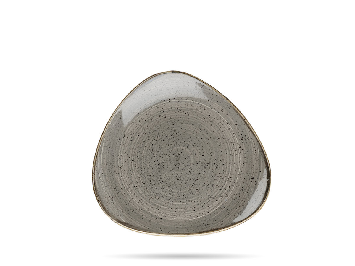 Talerz trójkąt 22,9 cm Peppercorn Grey CHURCHILL
