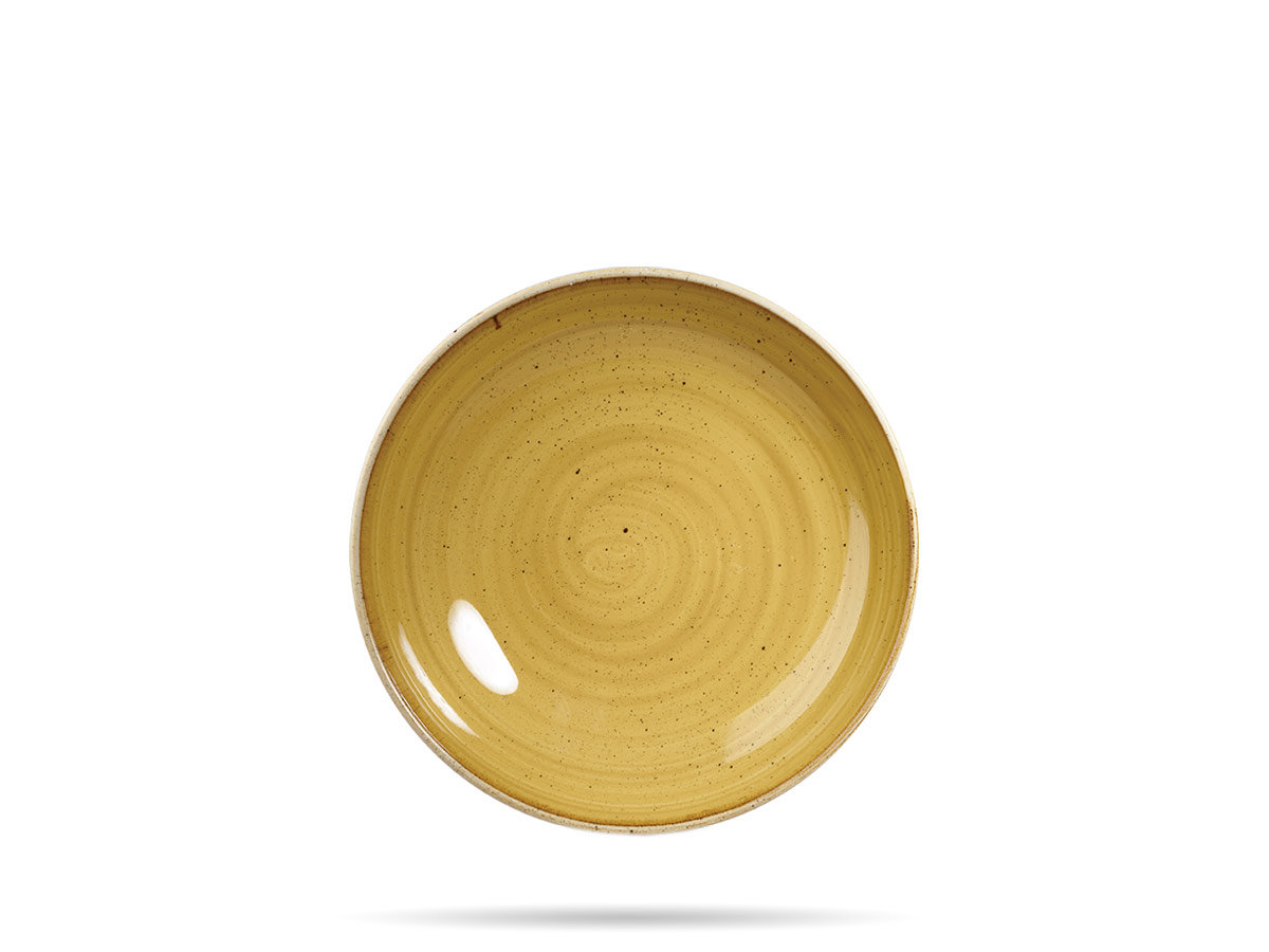 Talerz 16,5 cm Mustard Yellow Stonecast CHURCHILL