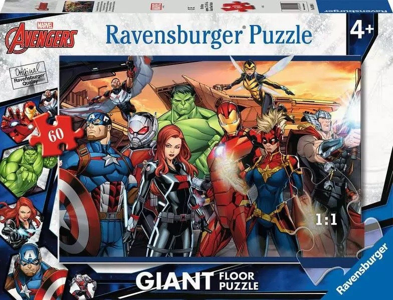 Puzzle RAVENSBURGER Giant Marvel Avengers (60 elementów)