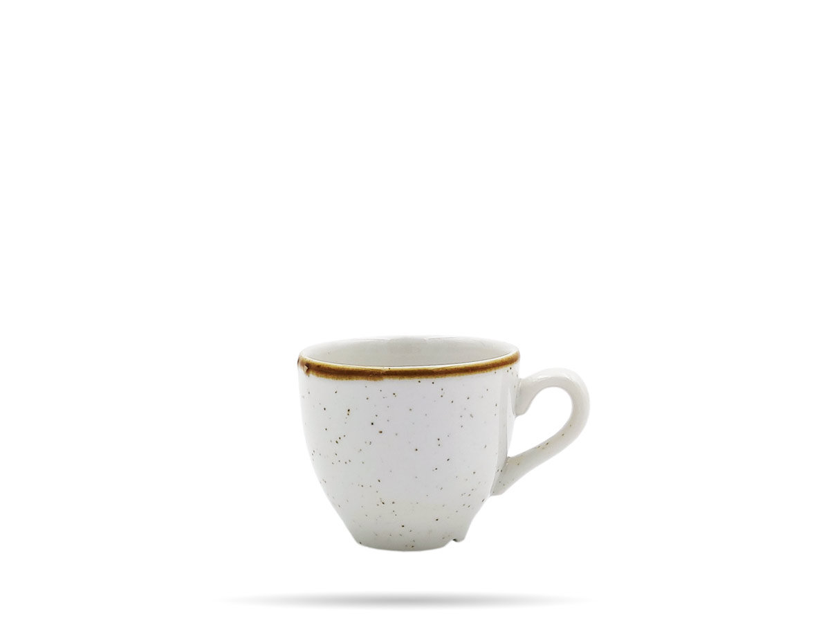 Churchill FILIŻANKA DO ESPRESSO STONECAST BARLEY WHITE 100 ml