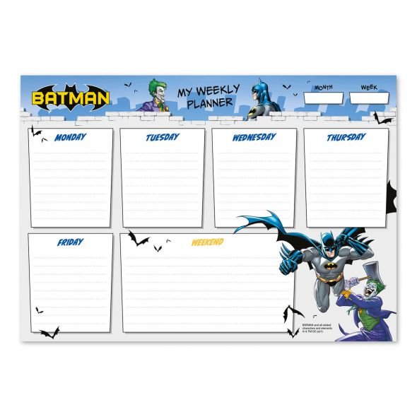 Dc Comics Batman - Planer Tygodniowy