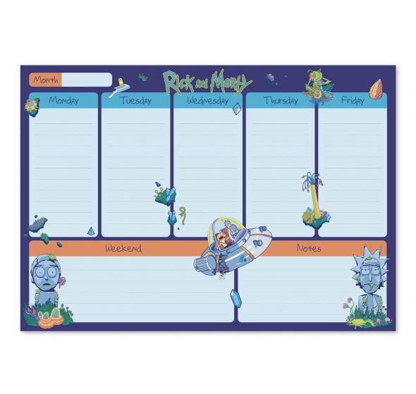 Rick And Morty - Planer A4