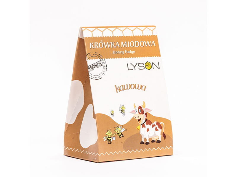 Krówka Miodowa Kawowa 120G Łysoń
