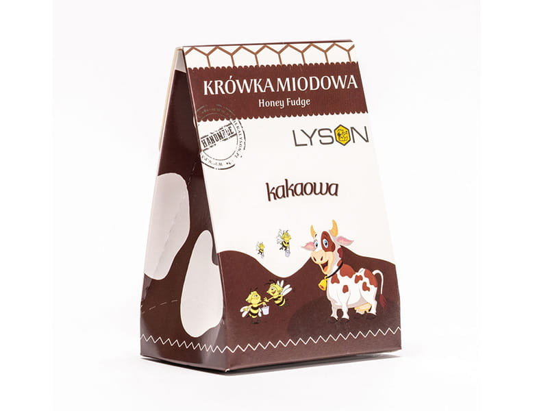 Łysoń Pasieka Krówki Miodowe Czekoladowe 120g - Pasieka