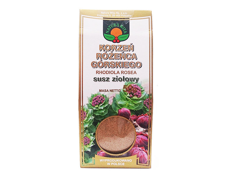 NATURA-WITA NATURA-WITA Różeniec górski korzeń - mielony 50g 34NATZIORP