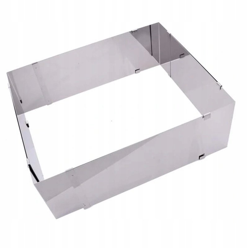 Regulowana Forma Rant Do Ciasta Prostokątna H=15Cm