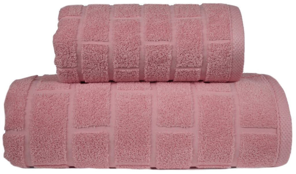 Greno BRICK RĘCZNIK 70x140 RÓŻANY 500 115636