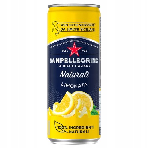 San Pellegrino Limonata - Gazowany napój cytrynowy (330 ml)