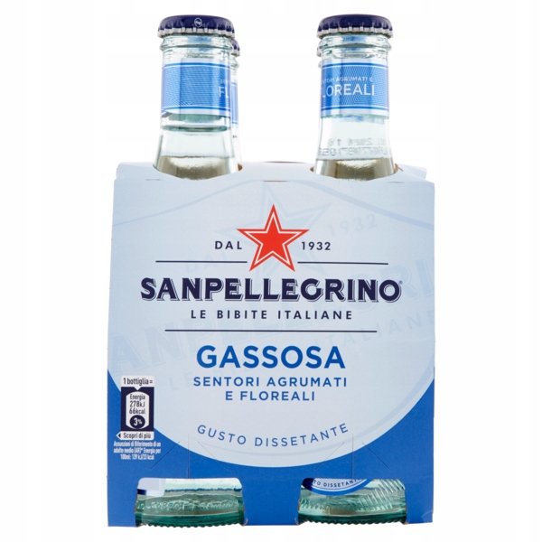 San Pellegrino Gassosa 4X200Ml Napój Włoski