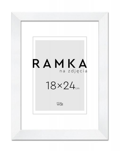 Ramka na zdjęcia 18x24 cm Biała