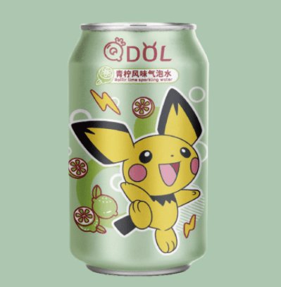 QDOL Napój Pokemon Pichu Kaffir Lime 330ml