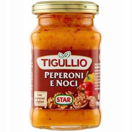 Star Tigullio Peperoni e Noci - sos do makaronu (190 g)