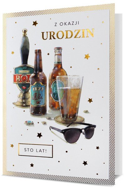 Karnet B6 Urodziny - Pan Dragon