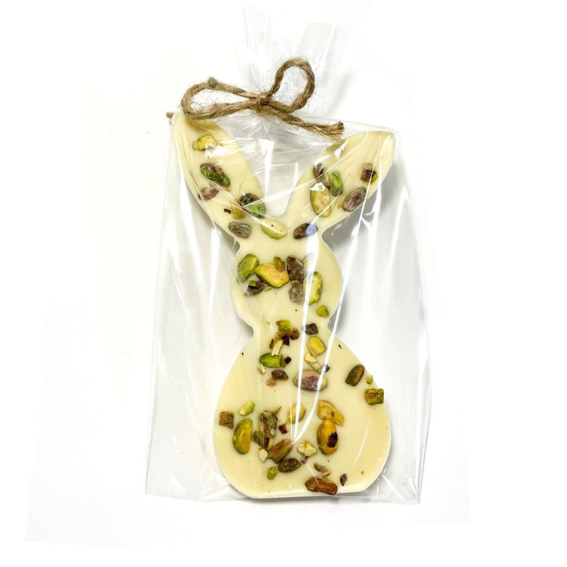 Zajączek Wielkanocny Biała Czekolada, Pistacje Ii