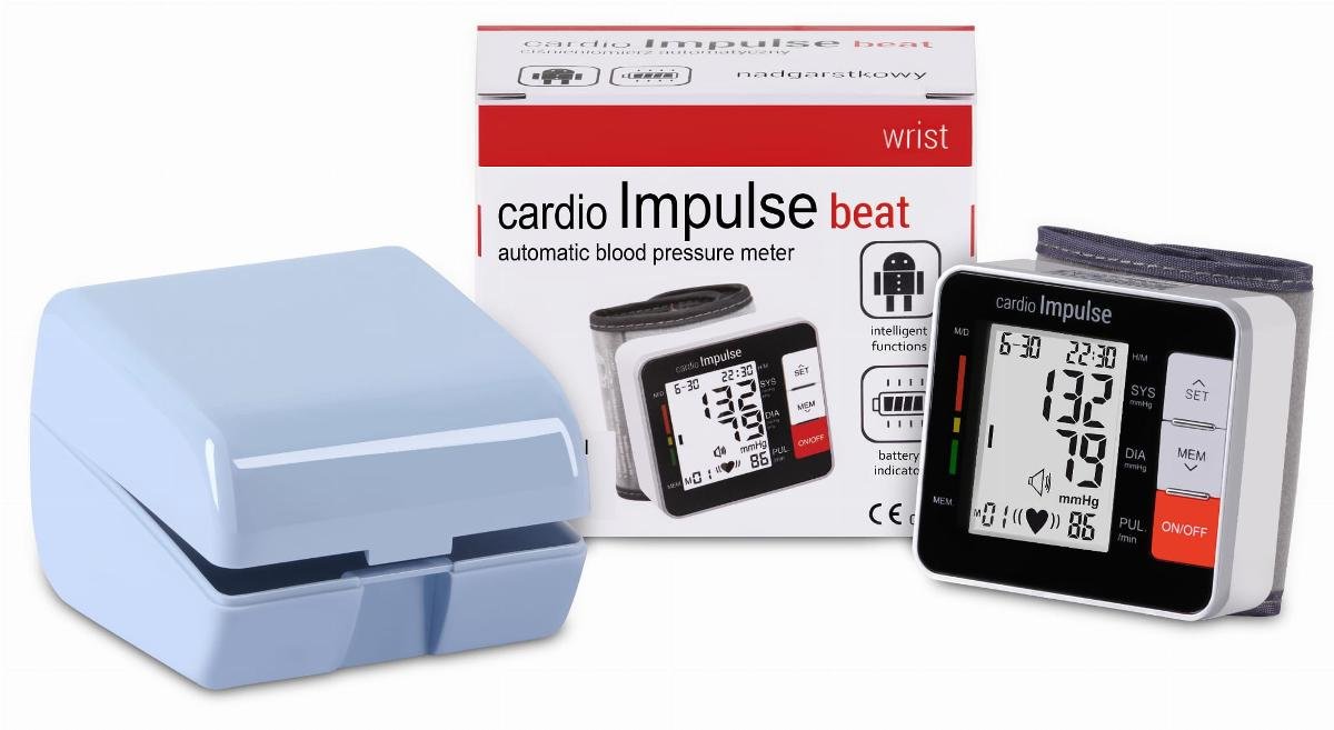 Ciśnieniomierz Cardio Impulse, nadgarstkowy, 1 sztuka Duży wybór produktów | Dostawa kurierem DHL za 10.90zł !!!| Szybka wysyłka do 2 dni roboczych! |