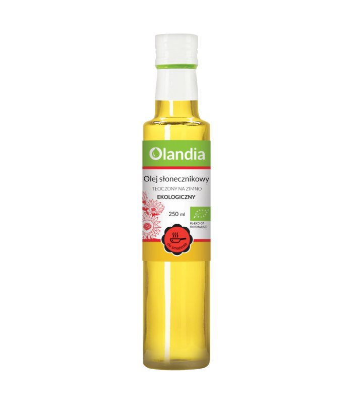 Olandia Olej słonecznikowy Ekologiczny 250 ml