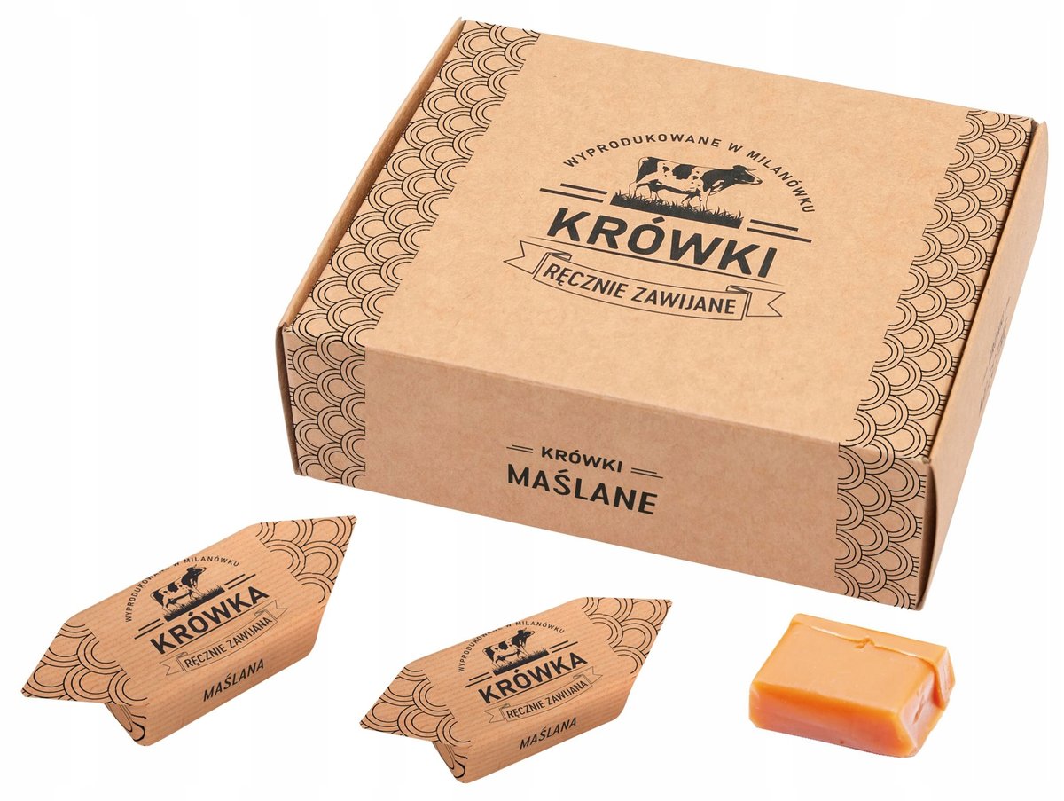 Krówki Ciągutki Maślane W Pudełku 250G