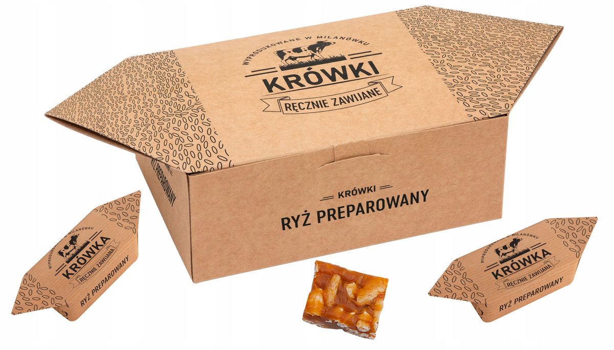 Krówki Ciągutki A'La Szyszki W Pudełku Krówka 250G