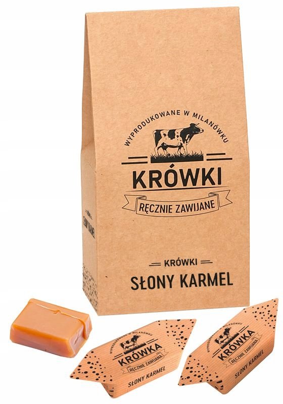 Krówki Ciągutki Słony Karmel W Torebce 350G