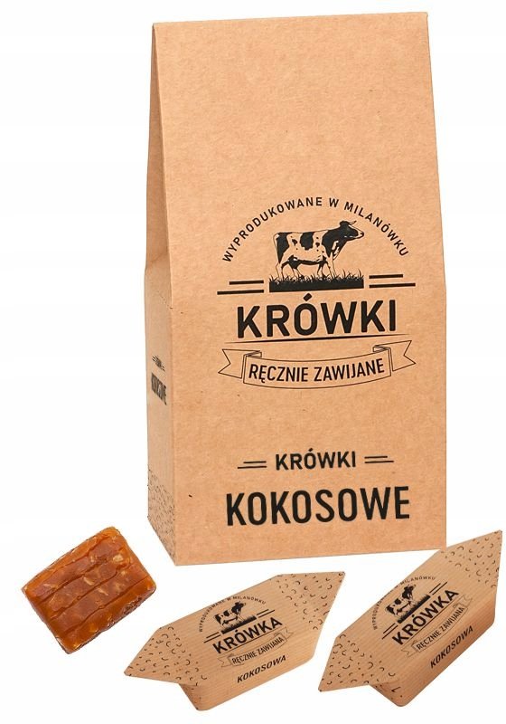 Krówki Ciągutki Kokosowe W Torebce 350G