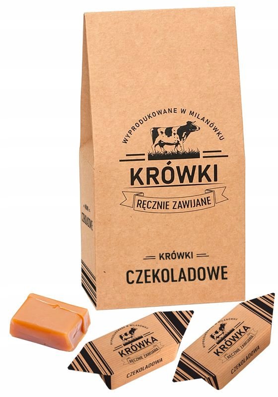 Krówki Ciągutki Czekoladowe W Torebce 350G