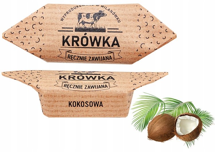 Krówki Ciągutki Kokosowe 1Kg